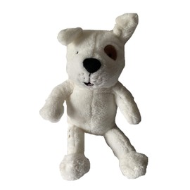 Weighted stuffed animal -dog- 4 lbs plush - large washable weighted buddy, bulldog