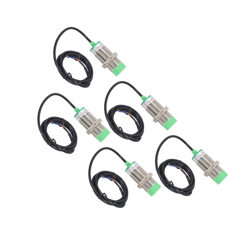 5 Pcs Proximity Sensor PNP Normally Open 15mm Detection IP65