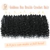 9 Packs Goddess Box Braids Crochet Hair 10 Inch Pre