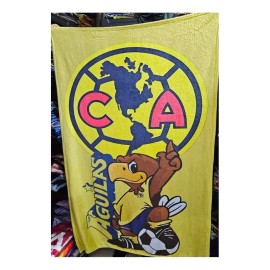 CUPRISHDIKALUR STORE Frazada Cobija Futbol Club America Individual Ultra Suave