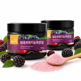 Native village fermented bokbunja concentrate powder 120g / 토종마을발효복분자농축분말 120g X 2개 복분자가루