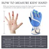 Zsedrut Kids Ski Gloves Boys Girls Waterproof Snow Mittens Toddler