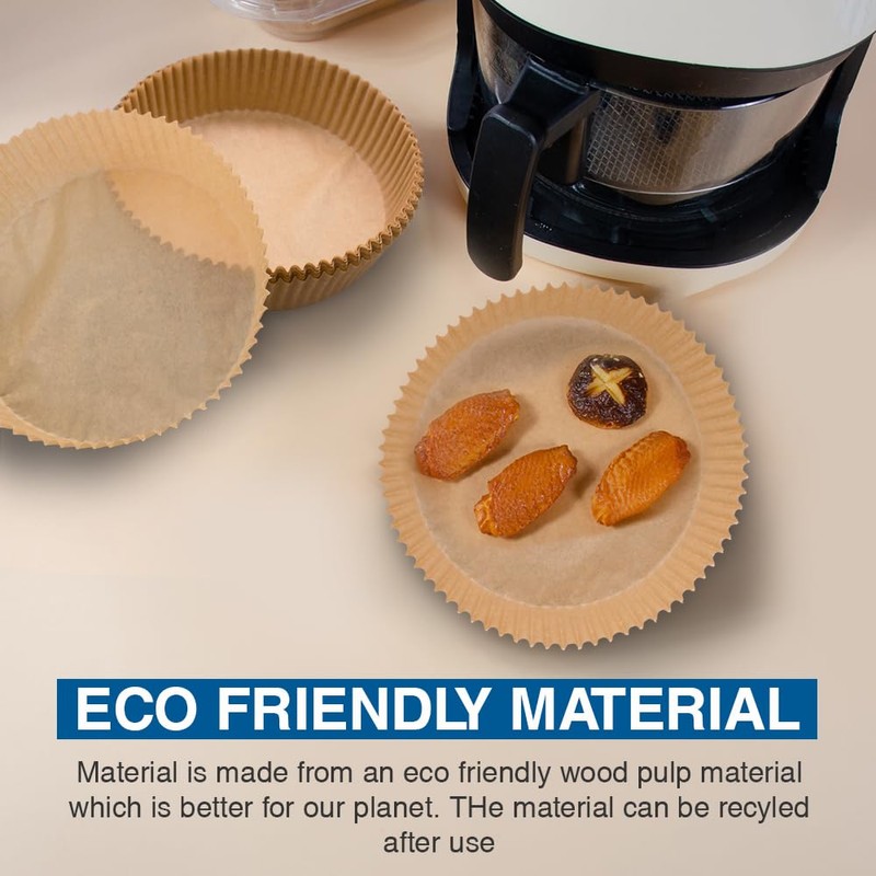 Air Fryer Paper Liners – 150 PCS Round Disposable Liners,