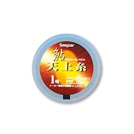 KUREHA SEAGUAR AYU TENJYOUITO 30m No.1.0 LEMON YELLOW [sporting goods]