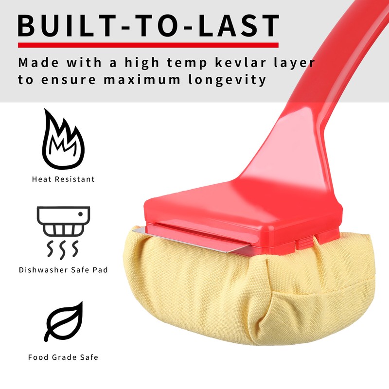 Grill Cleaning Brush Head Flame Retardant Heatproof Safe Professional Durable