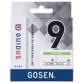 GOSEN GUIDUS PE x 9, 150 m, Light Green, No. 0.8