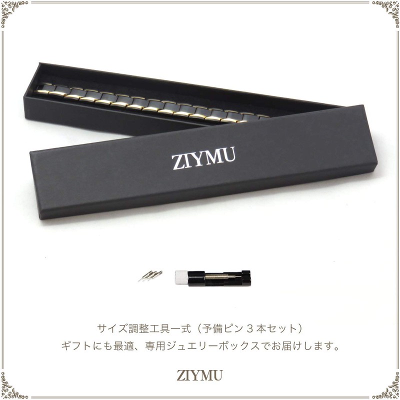 ZIYMU Magnetic Bracelet, Germanium, Adjustable Adjuster, 6 TYPE, No Stone