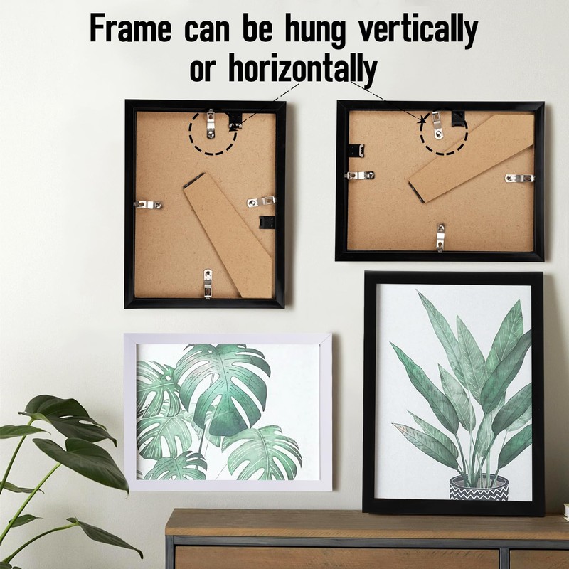 Dyrfolm 6x8 Picture Frame,Photo Frames with Plexiglass,Picture Frame Set for