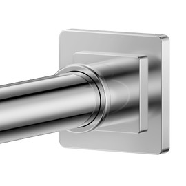 Shower Curtain Rod Square End Shower Rods for Bathroom 32"-68" Heavy Duty Stainless Steel Shower Curtain Rod for Shower Stall RV Closet