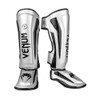 Venum Elite Standup Shinguards - Silver/Black