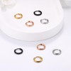 PATISORNA 4 Pairs Small Gold Huggie Hoop Earrings Set for