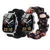 Compatible with Kuizil Smart Watch Band, Fabric Elastic Scrunchie Elastic