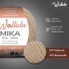 Wollidu Mika Knitting and Crochet Yarn, 51% Polyacrylic, 49% Cotton,