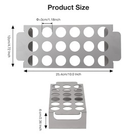 Jalapeno Popper Holder for Grill with Jalapeno Corer Tool,For Use In Chili Roaster and Ovens,Perfect for Cooking Chili, Chicken Legs, Wings, or Peppers （2Pcs）