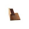 dohobby Black Walnut Business Card Holder Stand, Bamboo Wood Business