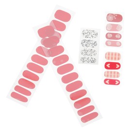 IWOWHERO Manicure 5 Sheets Gradient Nail Sticker Strips for Parties Travel Daily Use