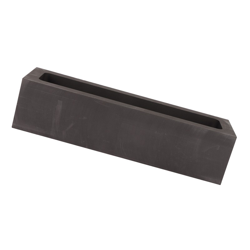 Graphite Ingot Mold 6.6lb Alchemy Capacity Rectangular Refining Graphite Casting