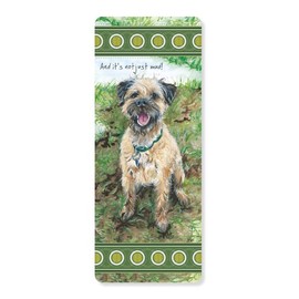Little Dog Laughed Border Terrier Bookmark Gift Idea Perfect Book Lover Gifts LDBM08