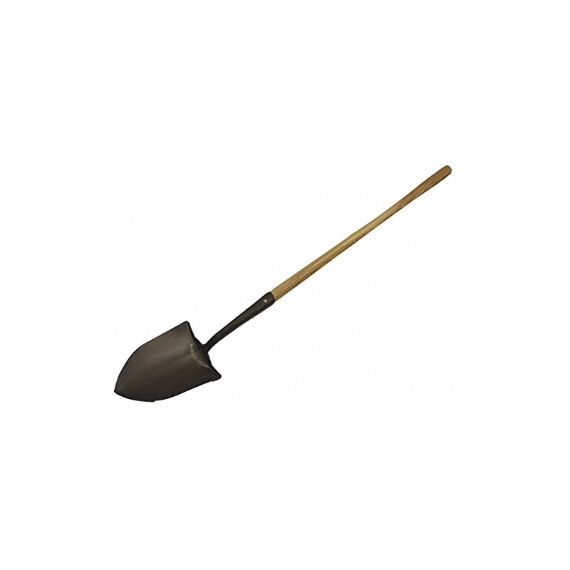 Council Tool Fire Shovel, Straight Handle, 42 in. L