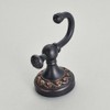 Leyden Brass Towel Hooks, Oil Rubbed Bronze Robe Hooks Antique