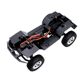 155mm 6.10in Wheelbase Assembled Frame Chassis with 2-Speed Gearbox for Rc Crawler TRX4M Bronco Defender JJRC C8809 c8801 Part