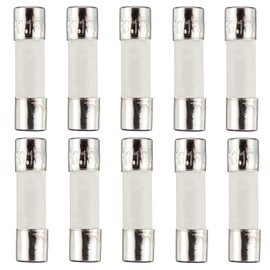 HUAREW F3.15AL250V 10 Pcs 5 x 20 mm 0.2x0.78 inch Fast Blow Ceramic Tube Fuses 3.15A 250V