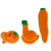 JA-RU Squeesh Yum Stretchy Carrot Toys (1 Carrot Toy) by