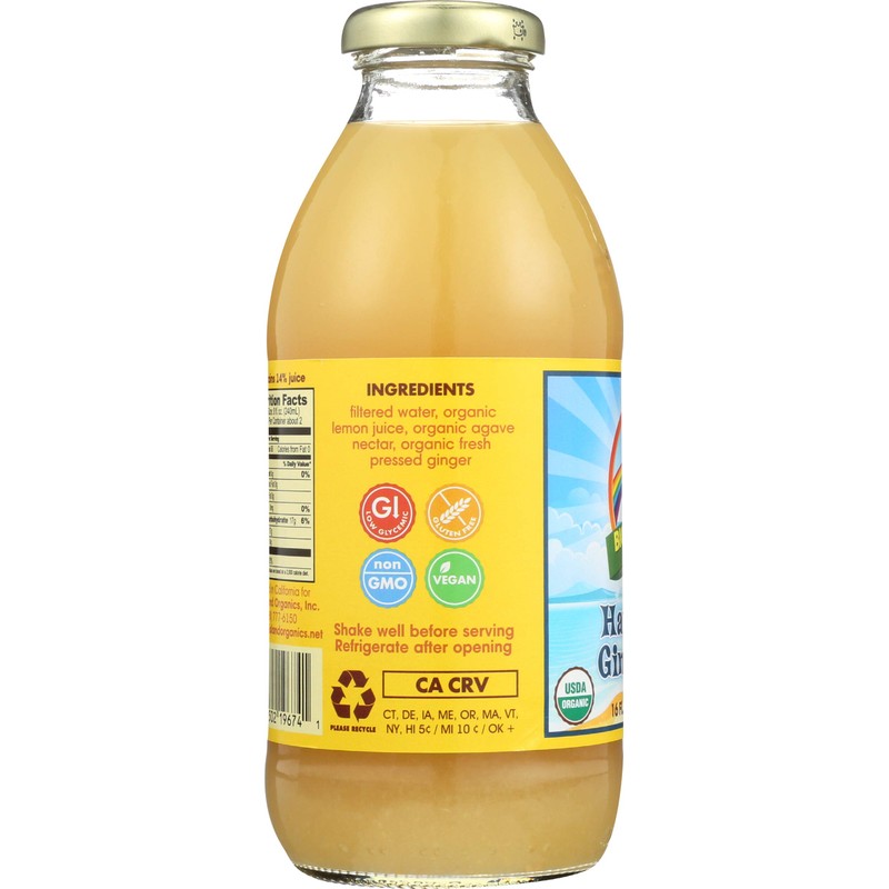 Big Island Organics Gingerade, Hawaiian, 16-Ounce (Pack of 12)