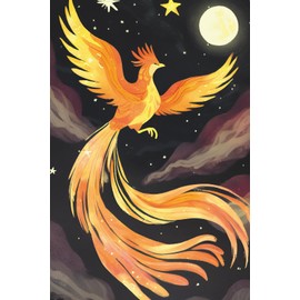Phoenix Night Flight: 150 Page Lined Journal