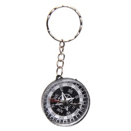LG-Imports Unknown 12 x Compass on Key Chain Pirate Buccaneers Party Bag Children's Birthday Giveaway Tombola