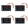 AOICRIE 4 x 0.28 inch voltmeter ammeter module with LED