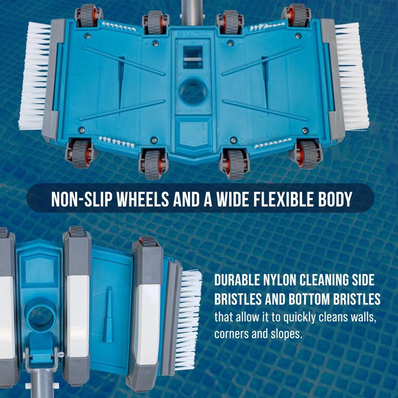 U.S. Pool Supply 17.5" Heavy Duty Weighted Flexible Concrete Swimming