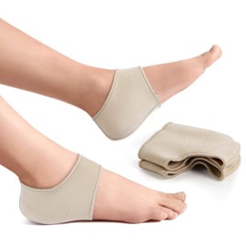Heel Protection, Bandage for Heel Spurs, Heel Cushion, Breathable Heel Cuffs, Support Foot Cuffs, Heel Bandages, 1 Pair of Heel Pads for Plantar Fasciitis