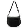 WOOMADA Puffy Crossbody Bag Bum Bag for Women, Fanny Pack