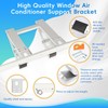 No-Drill Window AC Bracket, Heavy Duty Adjustable Air Conditioner Support