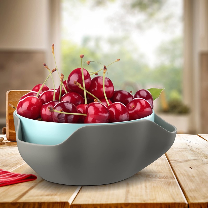 Pistachio Bowl By Elevated Essentials - Double Dish Serving Bowl