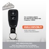 Extra-Partss Simple Key for Kia NYOSEKS-AM08TX 3 Button fits Soul