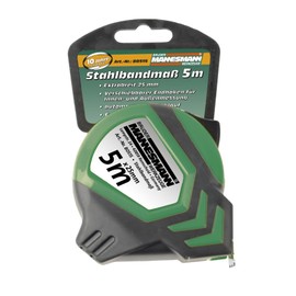 Brüder Mannesmann M80515 Tools, Steel Measuring Tape 5m, 1 Piece