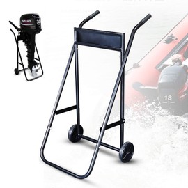 Outboard Boat Engine Trolley Outboard Motor Foldable Bracket Stand 70KG Capacity Carrier Transport