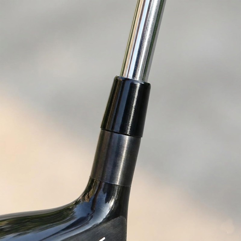 Lunarthos 12 Pack Solid Black Golf Iron Ferrules for .355