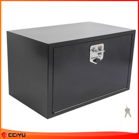 CCIYU Storage Tool Box 30"x18"x18" W/2x Chain FOR Truck Garage Auto Repairing Works