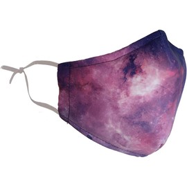 Delfina Stay Safe Reusable Face Mask Protection Washable Mouth & Nose Shield Breathable Anti Smoke Pollution Bike Motorcycle Sport (Galaxy)