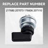 OTINUBEE 217680 Ignition Switch 4-Position, 5-Terminal Switch Stater with Handle