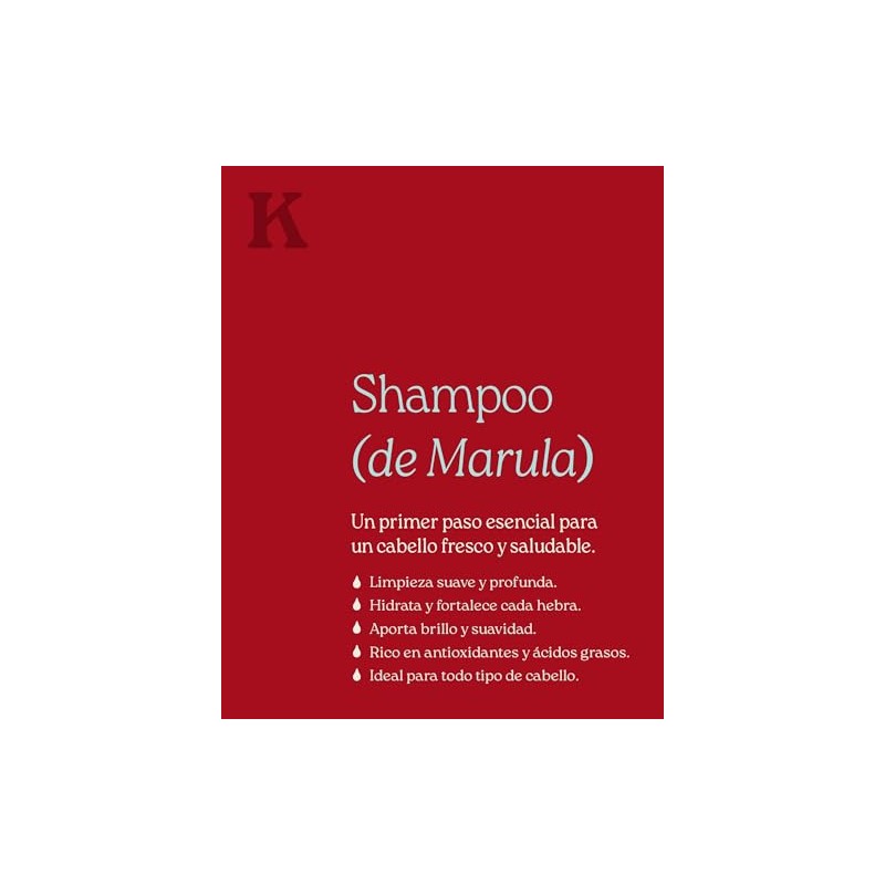Kamusa Shampoo Libre de Sulfatos y Parabenos | Reparación e