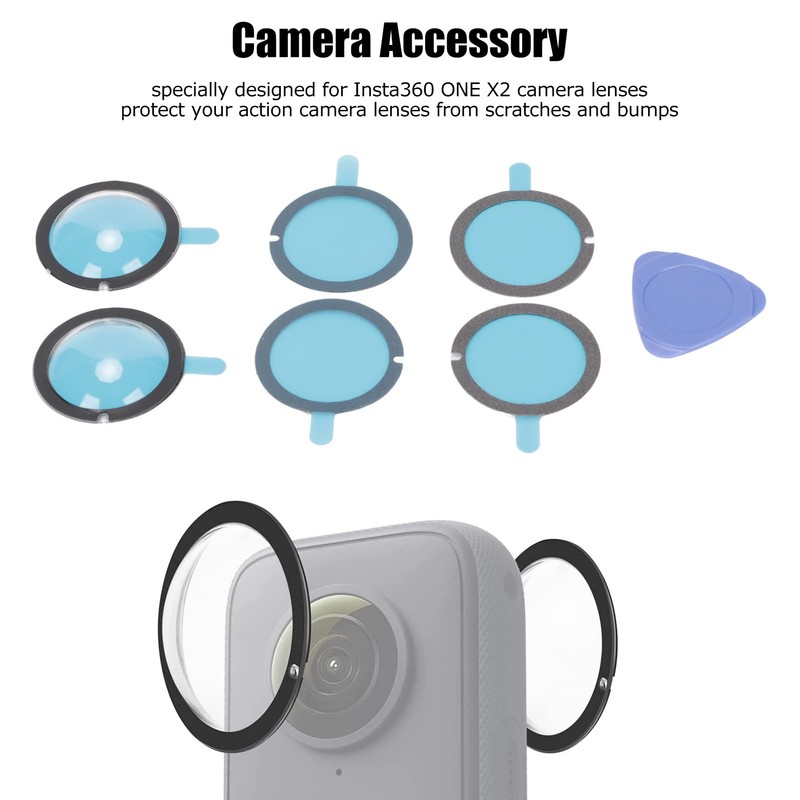 Dual Lens Guard Action Camera Accessories PC Protective Cover Case