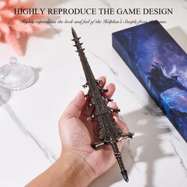 Elden Rings Helpen's Steeple Model 11.8 Inch Solid Metal Collection Sword- Exquisite Display for Gaming Rooms & Bookshelves Collector, Ultimate Battle-Ready Gift for Nightreign Fans