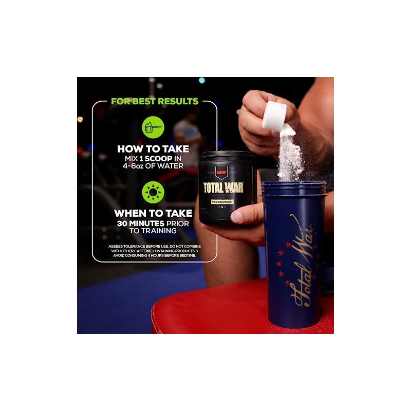 Redcon1 Total War - Pre entrenamiento, Boost Energy, Aumenta la