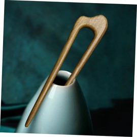 Mikinona Sandalwood Stick Hairpin French Hair Pin Hair Sticks for Buns Women's Hair Accessories Green