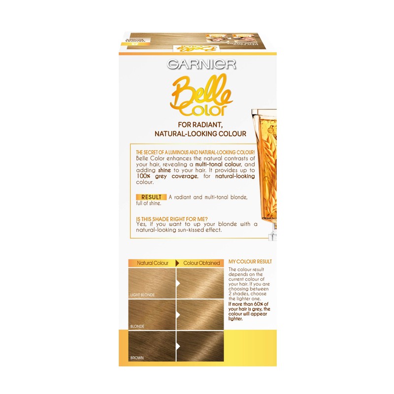 Garnier Belle Color Blonde Hair Dye Permanent, Natural Looking Hair