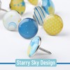 Mr. Pen- Decorative Push Pins, 80 pcs, 8 Unique Designs(Sky
